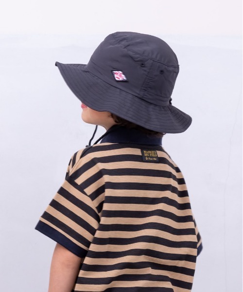 BIG FIELD（ビッグフィールド）の「サファリハット/UVカット(kids/S～L)（ハット・キッズ・オリーブ/ライトブルー/サンドベージュ/レッド/ネイビー/ブラック・S/M/L）」の17枚目の写真