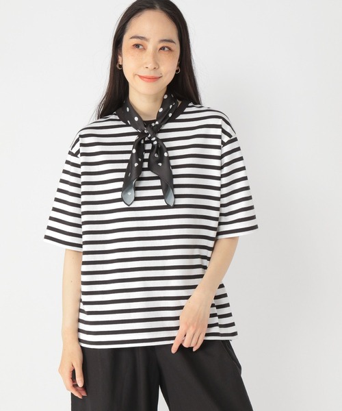 studio CLIP（スタディオクリップ）の「USAコットンベーシックTシャツ（Tシャツ/カットソー・レディース・ブラック/オフホワイト/カーキ/ベージュ/ピンク/その他1/その他2/その他3/その他4/その他5・MEDIUM/LARGE）」の20枚目の写真