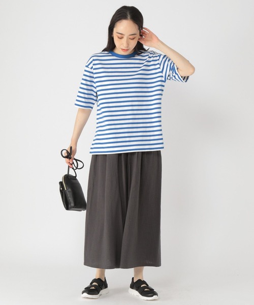 studio CLIP（スタディオクリップ）の「USAコットンベーシックTシャツ（Tシャツ/カットソー・レディース・ブラック/オフホワイト/カーキ/ベージュ/ピンク/その他1/その他2/その他3/その他4/その他5・MEDIUM/LARGE）」の22枚目の写真