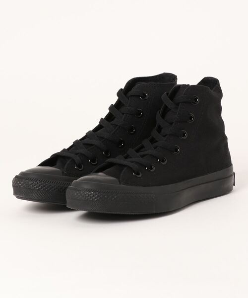 CONVERSE(コンバース)の「《CONVERSE》オールスター HI(スニーカー・レディース・ブラック/ネイビー/チャコール/ホワイト/マルーン/レッド/ブラック×ブラック/ホワイト×ホワイト・23.0cm/25.0cm/22.5cm/23.5cm/24.5cm/24.0cm)」の1枚目の写真