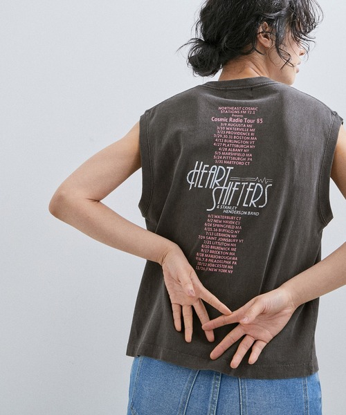 ADAM ET ROPE'（アダムエロペ）の「【Good Rock Speed】ORIGINAL TOUR SLEEVELESS TEE（タンクトップ・レディース・ブラック/ベージュ・FREE）」の20枚目の写真