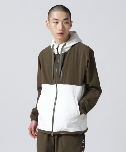 muta marine(ムータ・マリン)の「muta MARINE/ムータ マリン/別注4WAYストレッチフーディー(ブルゾン・メンズ・ブラック/カーキ・5/6/7/8)」の14枚目の写真