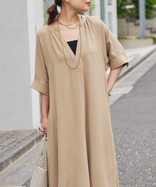 美品】ビリティスディセッタンノーカラーコート ワンピース