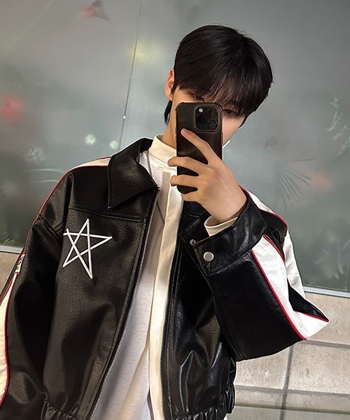 ASCLO（エジュクロ）の「ASCLO Burnze Patch Blouson