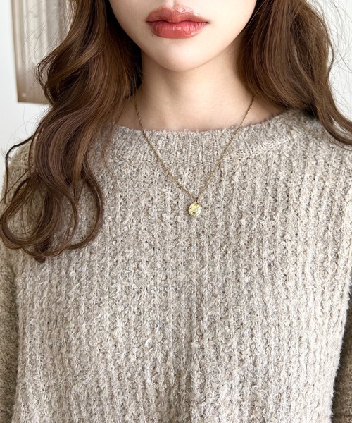 moment+（モーメントプラス）の「ブークレヤーンクルーネックバルーン