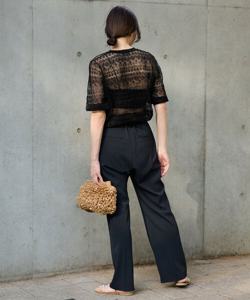 SLOBE IENA（スローブイエナ）の「クロシェレースプルオーバー（ニット