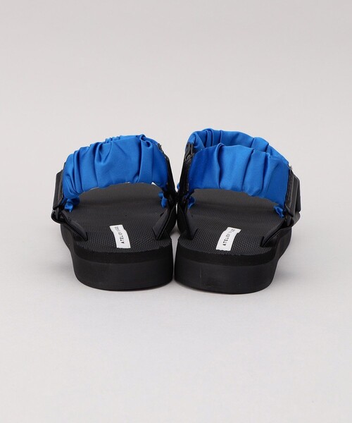 ATELIER BRUGGE（アトリエブルージュ）の「ATELIER BRUGGE/アトリエブルージュ Gather satin sandals / ギャザーサテンサンダル（サンダル・レディース・ブルー/ピンク/ブラウン/ブラック・LARGE/MEDIUM/SMALL）」の7枚目の写真