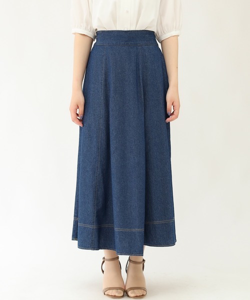 ASTORIA ODIER(アストリアオディール)の「デニムフレアスカート(スカート・レディース・ブルー/ネイビー・LARGE/MEDIUM)」の17枚目の写真