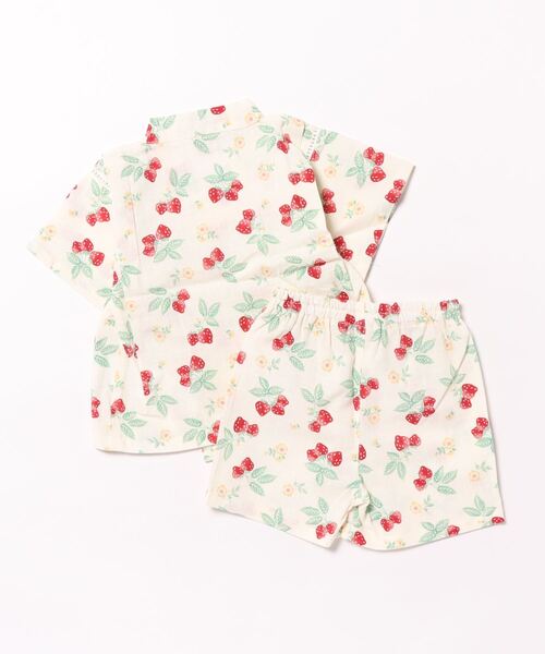 petit main（プティマイン）の「girlsアソート甚平（浴衣・キッズ・アイボリー/ライトピンク/ライトブルー・100cm/90cm/80ｃｍ/120cm/110cm）」の11枚目の写真