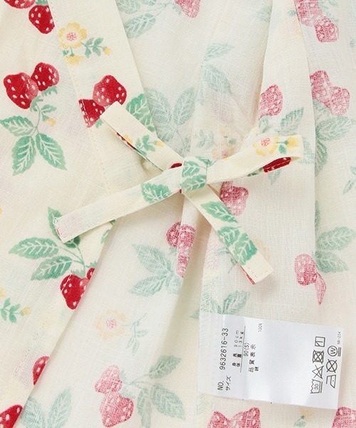 petit main（プティマイン）の「girlsアソート甚平（浴衣・キッズ・アイボリー/ライトピンク/ライトブルー・100cm/90cm/80ｃｍ/120cm/110cm）」の8枚目の写真