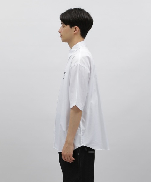 LAKOLE（ラコレ）の「ドッグ刺繍半袖シャツ / 907068（シャツ/ブラウス 
