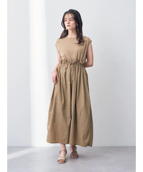 Editt by YECCA VECCA(エディットバイイェッカヴェッカ)の「・2wayドッキングワンピース(ワンピース・レディース・ブラック/ベージュ/ネイビー・FREE)」の7枚目の写真