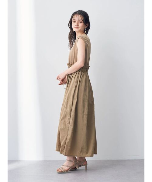 Editt by YECCA VECCA(エディットバイイェッカヴェッカ)の「・2wayドッキングワンピース(ワンピース・レディース・ブラック/ベージュ/ネイビー・FREE)」の10枚目の写真