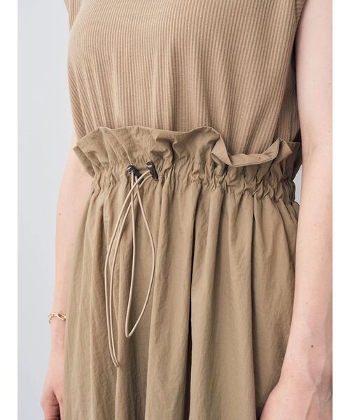 Editt by YECCA VECCA(エディットバイイェッカヴェッカ)の「・2wayドッキングワンピース(ワンピース・レディース・ブラック/ベージュ/ネイビー・FREE)」の14枚目の写真