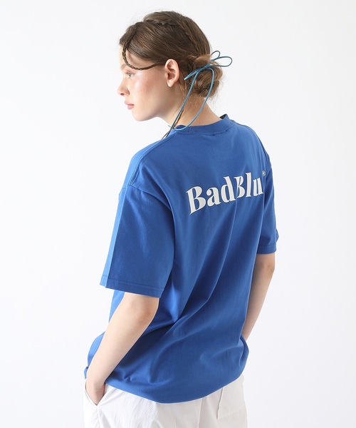BadBlue（バッドブルー）の「【BadBlue 】Logo Tee Blue（Tシャツ/カットソー・レディース・ブルー・S1）」の9枚目の写真