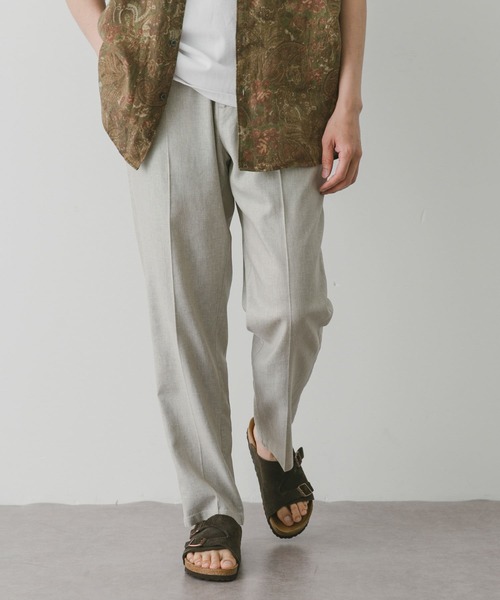 URBAN RESEARCH DOORS（アーバンリサーチドアーズ）の「Heather Linenイージートラウザー（その他パンツ・メンズ・ブラウン/ネイビー/アイボリー・SMALL/MEDIUM/LARGE）」の6枚目の写真