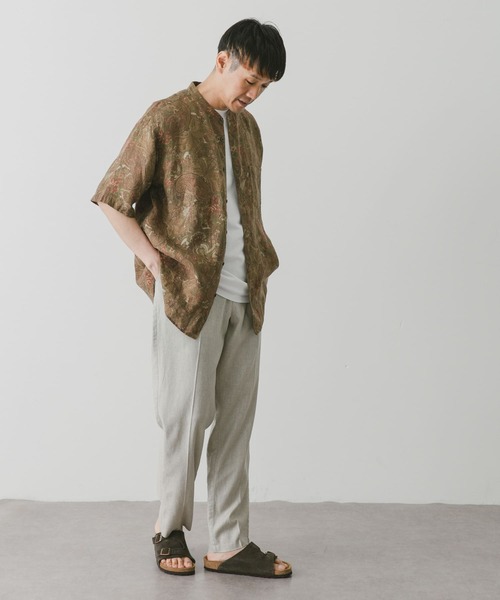 URBAN RESEARCH DOORS（アーバンリサーチドアーズ）の「Heather Linenイージートラウザー（その他パンツ・メンズ・ブラウン/ネイビー/アイボリー・SMALL/MEDIUM/LARGE）」の10枚目の写真