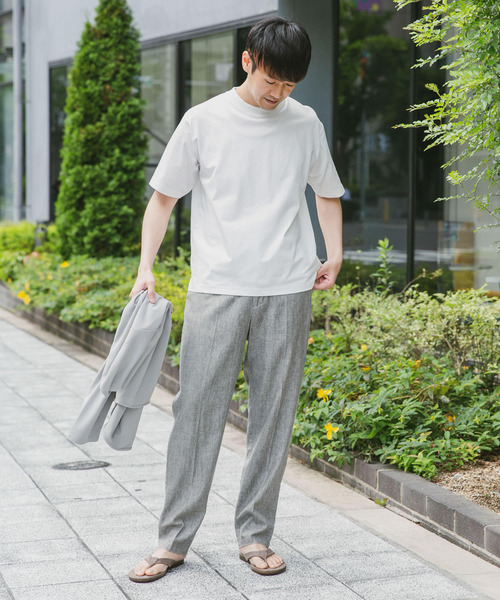 URBAN RESEARCH DOORS（アーバンリサーチドアーズ）の「Heather Linenイージートラウザー（その他パンツ・メンズ・ブラウン/ネイビー/アイボリー・SMALL/MEDIUM/LARGE）」の18枚目の写真