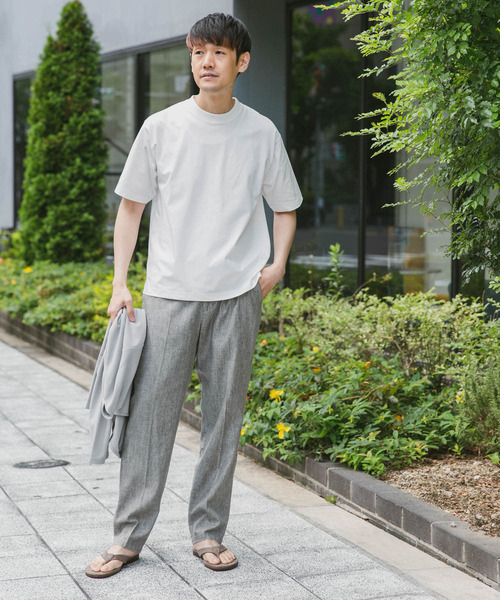 URBAN RESEARCH DOORS（アーバンリサーチドアーズ）の「Heather Linenイージートラウザー（その他パンツ・メンズ・ブラウン/ネイビー/アイボリー・SMALL/MEDIUM/LARGE）」の19枚目の写真