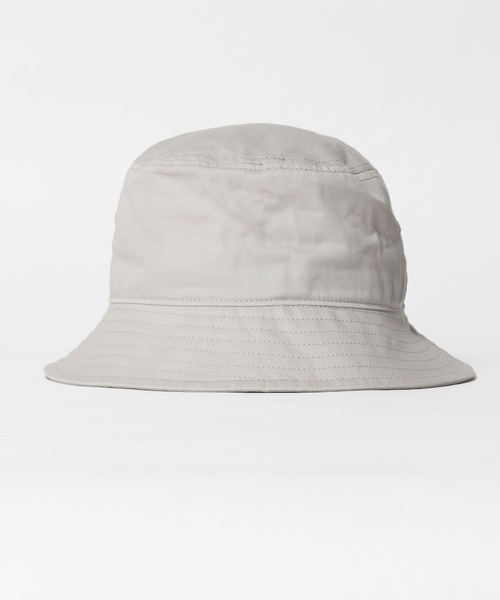 Lee（リー）の「Lee/リー LE BUCKET NANO-W TWILL ロゴ バケットハット 撥水・防汚性能（ハット・メンズ・ベージュ・FREE）」の2枚目の写真