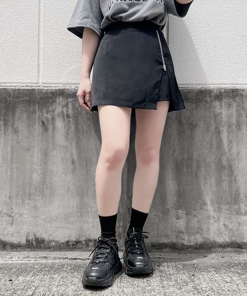 Figments（フィグメンツ）の「サイドZIPミニスカート（スカート・レディース・ブラック・FREE）」の12枚目の写真
