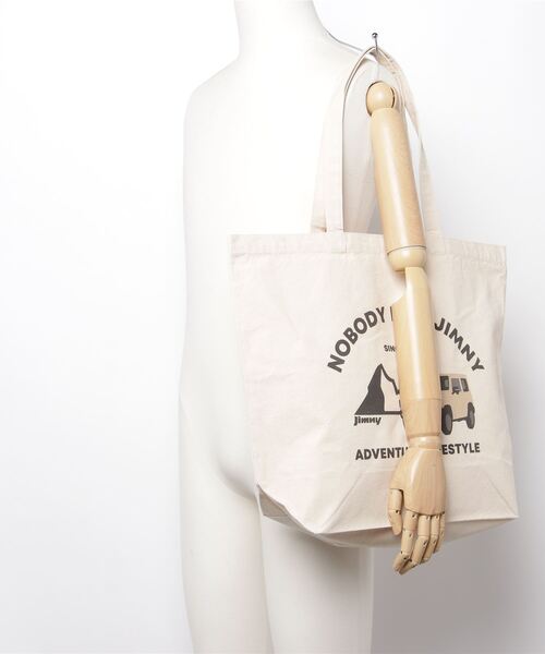 THE BAREFOOT(ベアフット)の「【 SUZUKI / スズキ 】 JIMNY ジムニー トートバッグ TOTE BAG 2202SZ03 ONI(トートバッグ・メンズ・アイボリー/グレー/グリーン/イエロー・FREE)」の8枚目の写真