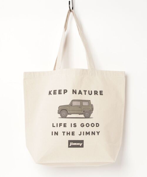 THE BAREFOOT(ベアフット)の「【 SUZUKI / スズキ 】 JIMNY ジムニー トートバッグ TOTE BAG 2202SZ03 ONI(トートバッグ・メンズ・アイボリー/グレー/グリーン/イエロー・FREE)」の15枚目の写真