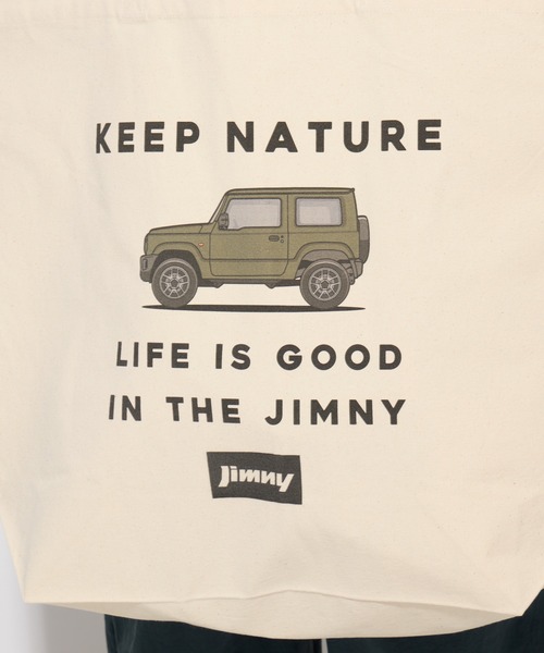 THE BAREFOOT(ベアフット)の「【 SUZUKI / スズキ 】 JIMNY ジムニー トートバッグ TOTE BAG 2202SZ03 ONI(トートバッグ・メンズ・アイボリー/グレー/グリーン/イエロー・FREE)」の12枚目の写真