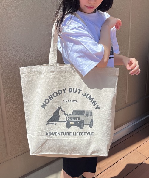 THE BAREFOOT(ベアフット)の「【 SUZUKI / スズキ 】 JIMNY ジムニー トートバッグ TOTE BAG 2202SZ03 ONI(トートバッグ・メンズ・アイボリー/グレー/グリーン/イエロー・FREE)」の13枚目の写真