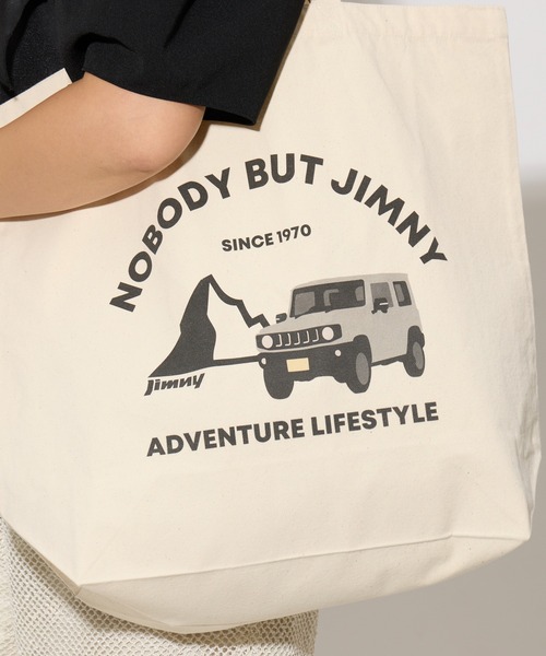 THE BAREFOOT(ベアフット)の「【 SUZUKI / スズキ 】 JIMNY ジムニー トートバッグ TOTE BAG 2202SZ03 ONI(トートバッグ・メンズ・アイボリー/グレー/グリーン/イエロー・FREE)」の11枚目の写真