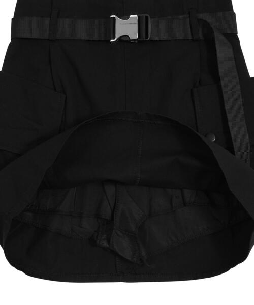 Figments(フィグメンツ)の「ベルト付きカーゴミニスカート(スカート・レディース・ブラック/ベージュ・FREE)」の10枚目の写真