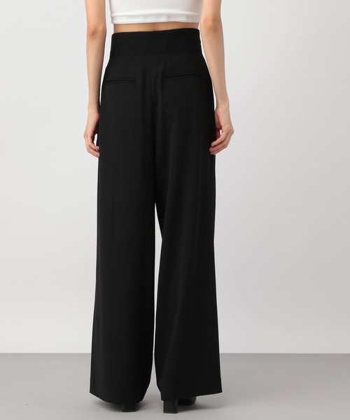 A part by（アパートバイ）の「ウォッシャブルハイウエストワイドパンツ（その他パンツ・レディース・ブラック/アイボリー・SMALL/MEDIUM）」の13枚目の写真