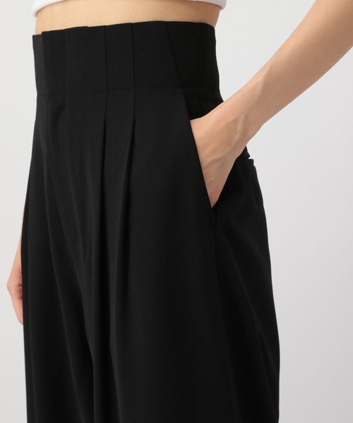 A part by（アパートバイ）の「ウォッシャブルハイウエストワイドパンツ（その他パンツ・レディース・ブラック/アイボリー・SMALL/MEDIUM）」の16枚目の写真