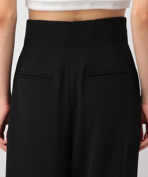 A part by（アパートバイ）の「ウォッシャブルハイウエストワイドパンツ（その他パンツ・レディース・ブラック/アイボリー・SMALL/MEDIUM）」の18枚目の写真