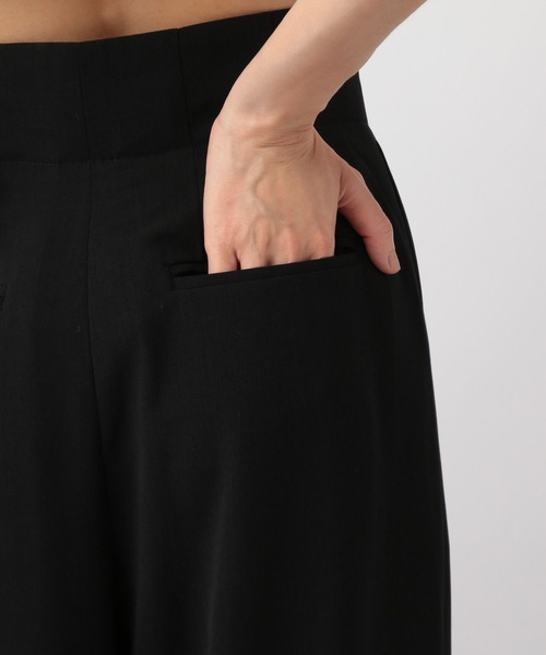A part by（アパートバイ）の「ウォッシャブルハイウエストワイドパンツ（その他パンツ・レディース・ブラック/アイボリー・SMALL/MEDIUM）」の19枚目の写真