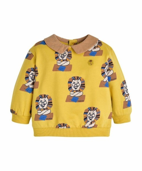 moimoln（モイモルン）の「【セットアップ】ライオンカラートップス＆ブルマ（Tシャツ/カットソー・キッズ・オリーブ・100cm/90cm/110cm/80ｃｍ）」の6枚目の写真