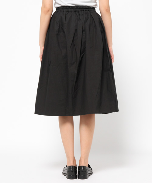 CIAOPANIC TYPY（チャオパニックティピー）の「コットンミモレスカート（スカート・レディース・ホワイト/ブラック/ネイビー/オリーブ/チャコールグレー・FREE）」の8枚目の写真