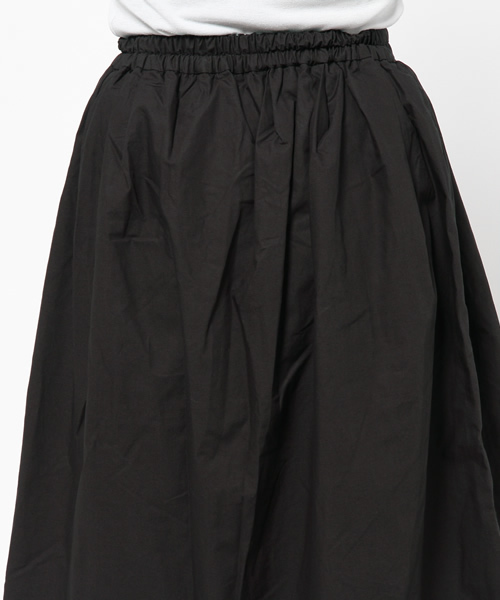 CIAOPANIC TYPY（チャオパニックティピー）の「コットンミモレスカート（スカート・レディース・ホワイト/ブラック/ネイビー/オリーブ/チャコールグレー・FREE）」の12枚目の写真