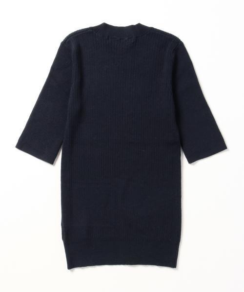 Ray BEAMS(レイビームス)の「Ray BEAMS / リブ 5分袖 クルーネック トップス(ニット/セーター・レディース・ブラック/ベージュ/オリーブ/ネイビー・ONE SIZE)」の21枚目の写真
