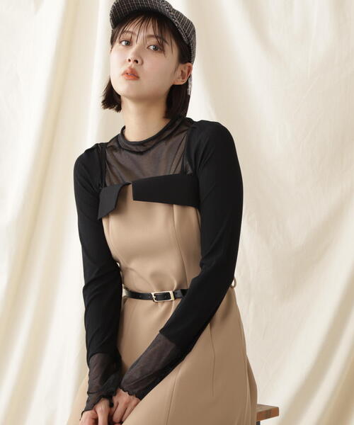 jillstuart トップス 袖フェイクファーカーデトップス | JILL by JILL