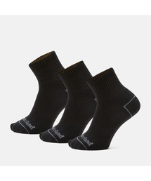 Timberland（ティンバーランド）の「3ペア ボーデン クオーター ソックス ユニセックス（ソックス/靴下）」