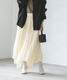 Noble | イレギュラーヘムプリーツスカート(スカート)