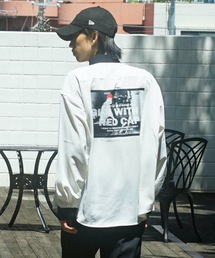 【UNIIT/ユニット】【RED CAP GIRL/レッドキャップガール】UNIIT×RED CAP GIRL　コラボ ナチュラル　ストレッチ　ルーズシルエット　バックプリント　シャツ