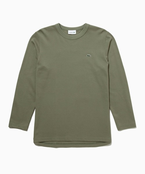 LACOSTE（ラコステ）の「クラシックフィット ビッグピケ ロングスリーブTシャツ（Tシャツ/カットソー・メンズ・ネイビー/ダークグリーン/ホワイト/ブラック/グレー/カーキ/ダークブラウン・5/4/3/2/6）」の13枚目の写真