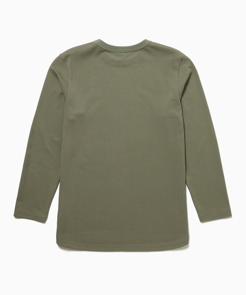 LACOSTE（ラコステ）の「クラシックフィット ビッグピケ ロングスリーブTシャツ（Tシャツ/カットソー・メンズ・ネイビー/ダークグリーン/ホワイト/ブラック/グレー/カーキ/ダークブラウン・5/4/3/2/6）」の16枚目の写真