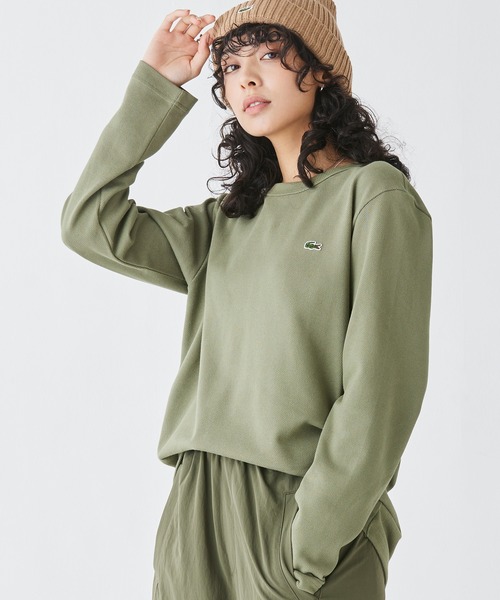 LACOSTE（ラコステ）の「クラシックフィット ビッグピケ ロングスリーブTシャツ（Tシャツ/カットソー・メンズ・ネイビー/ダークグリーン/ホワイト/ブラック/グレー/カーキ/ダークブラウン・5/4/3/2/6）」の22枚目の写真