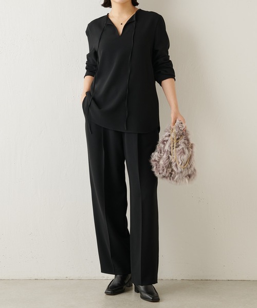 Whim Gazette（ウィムガゼット）の「ダブルクロスプルオーバー（シャツ