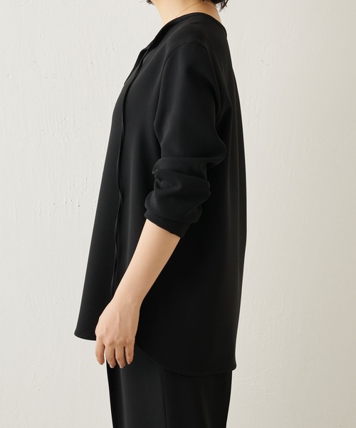 Whim Gazette（ウィムガゼット）の「ダブルクロスプルオーバー（シャツ