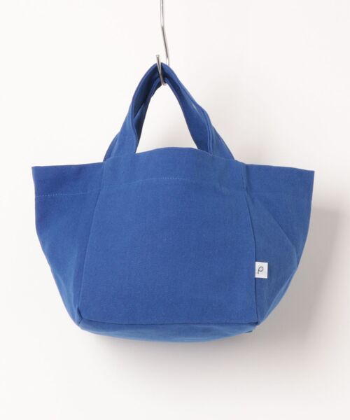 pouto(ポウト)の「pouto / ポウト キャンバス キューブ トート ミニ CANVAS CUBE TOTE MINI ミニトート PO 005 DLI(トートバッグ・レディース・レッド/グレー/ブラック/ナチュラル/ブルー・FREE)」の4枚目の写真