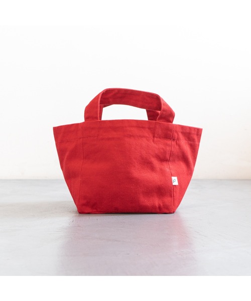 pouto(ポウト)の「pouto / ポウト キャンバス キューブ トート ミニ CANVAS CUBE TOTE MINI ミニトート PO 005 DLI(トートバッグ・レディース・レッド/グレー/ブラック/ナチュラル/ブルー・FREE)」の10枚目の写真